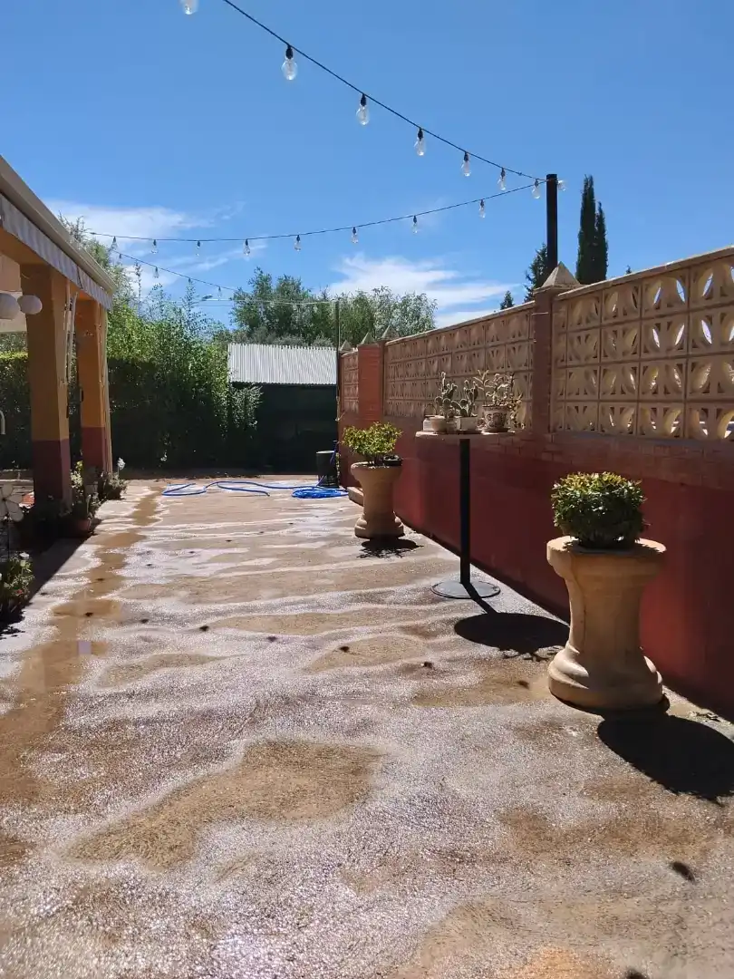 Terrassa de Casa o xalet en venda en Membrilla amb Aire condicionat, Jardí privat i Parquet