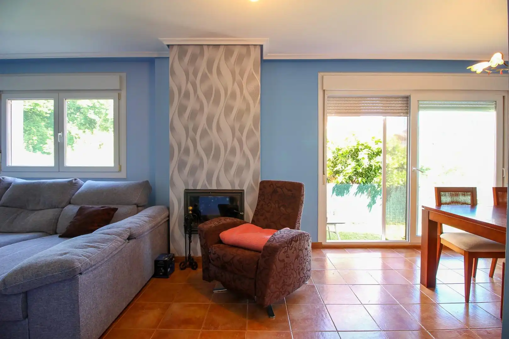 Sala de estar de Casa o chalet en venta en Guriezo con Calefacción, Jardín privado y Parquet