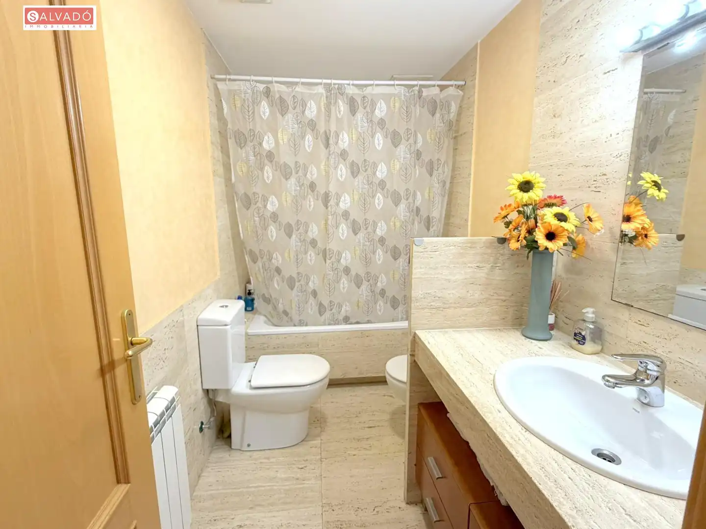 Bathroom of Flat for rent in Calafell  with Air Conditioner, Heating and Private garden