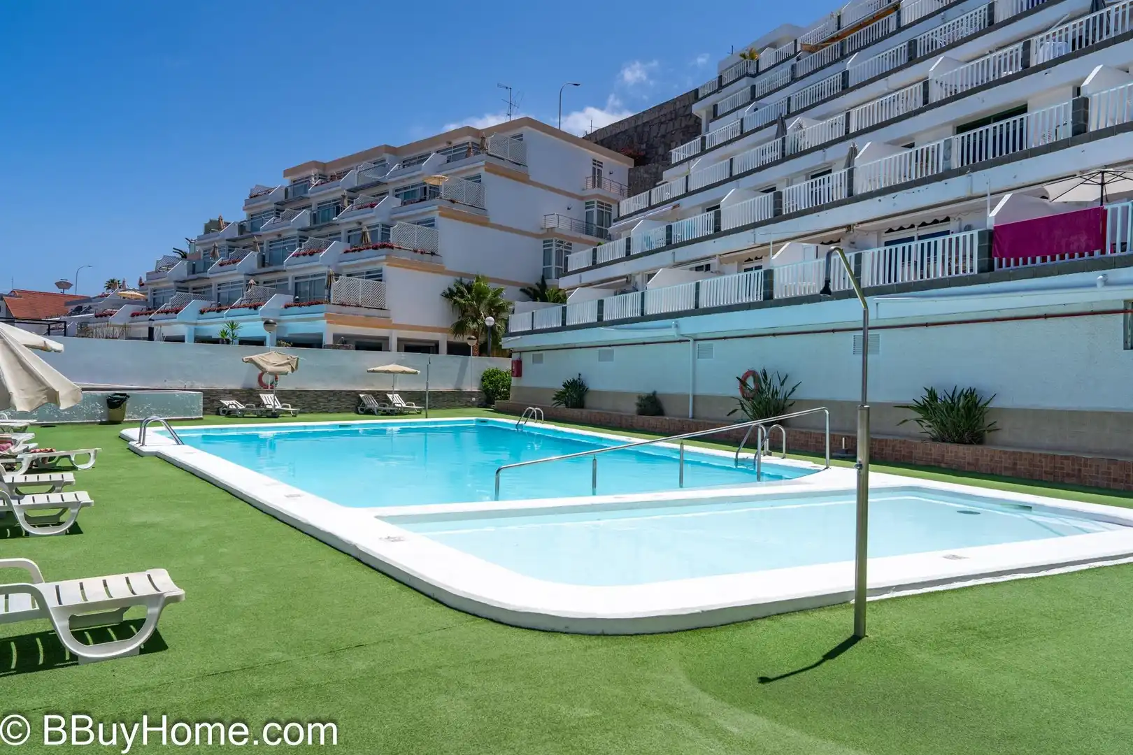 Schwimmbecken von Wohnungen zur Miete in Mogán mit Klimaanlage, Terrasse und Möbliert