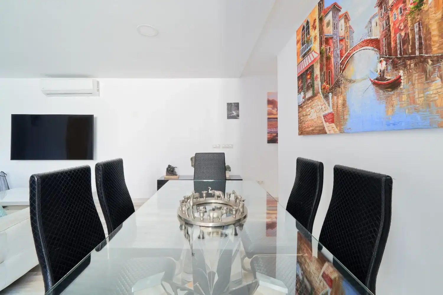 Comedor de Ático de alquiler en Málaga con Aire acondicionado, Amueblado y Lavadora