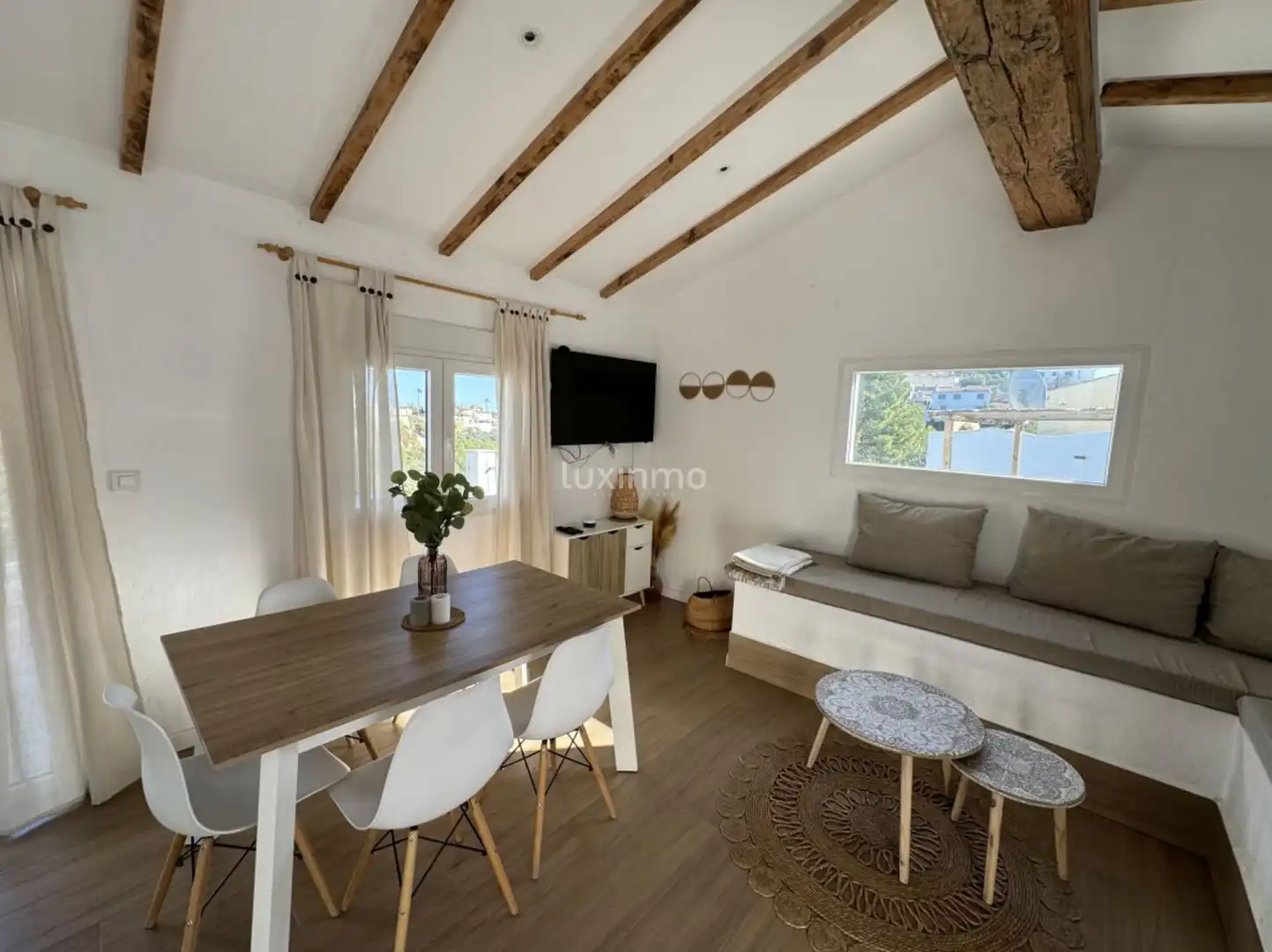 Wohnzimmer von Haus oder Chalet zum Verkauf in Dénia mit Klimaanlage, Terrasse und Abstellraum