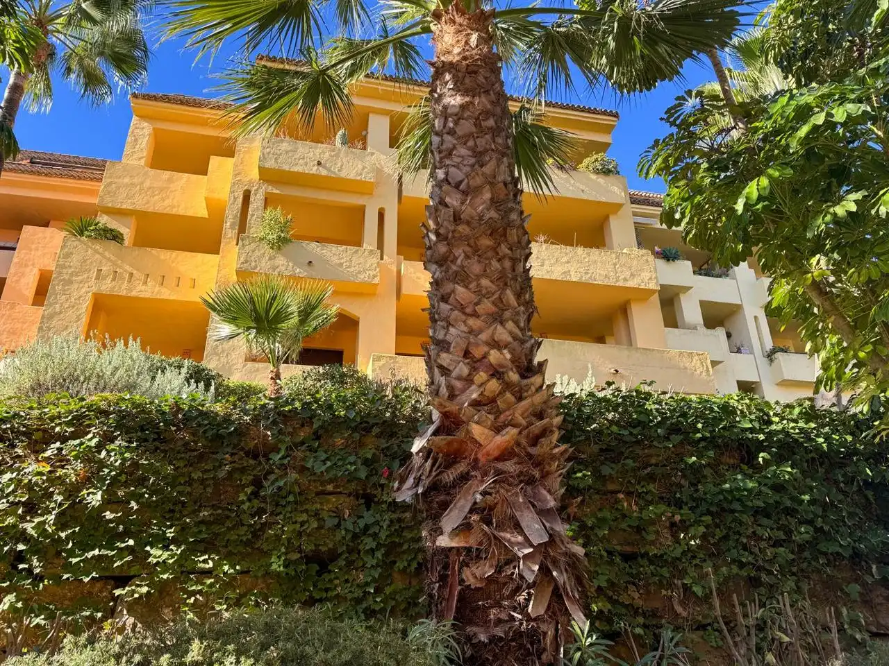 Vista exterior de Apartamento en venta en Manilva con Aire acondicionado, Calefacción y Terraza