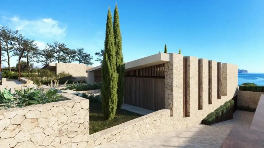 Vista exterior de Casa o xalet en venda en Alcúdia amb Aire condicionat, Jardí privat i Piscina
