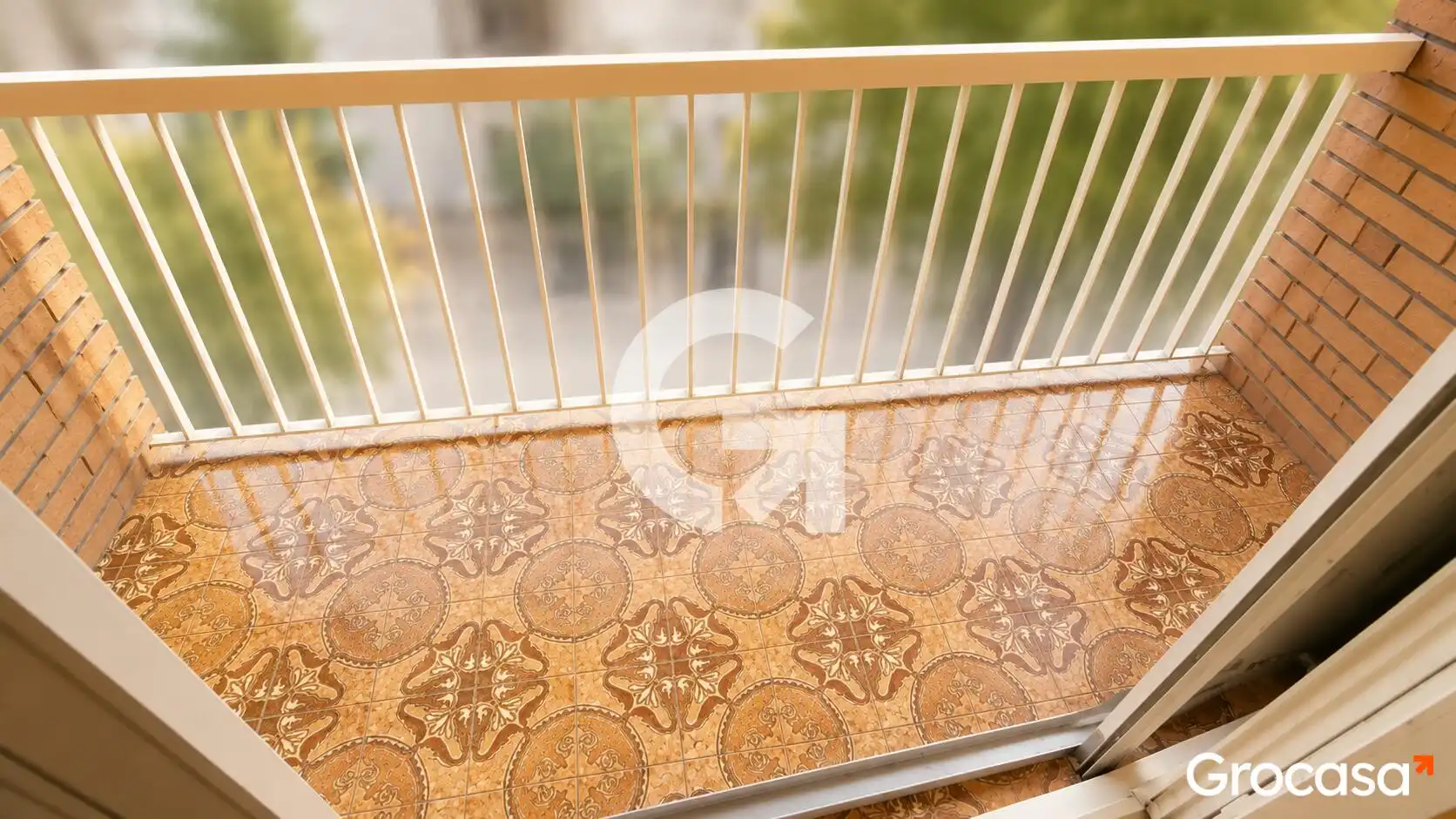 Balcony of Flat for sale in L'Hospitalet de Llobregat  with Air Conditioner and Balcony