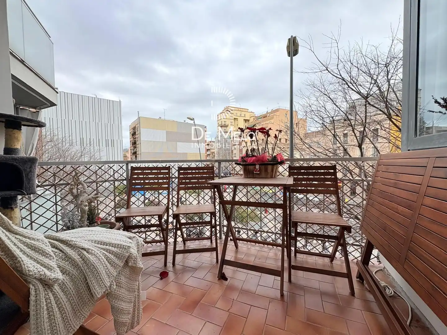 Terrasse von Wohnung zum Verkauf in Barcelona mit Klimaanlage, Heizung und Parkett