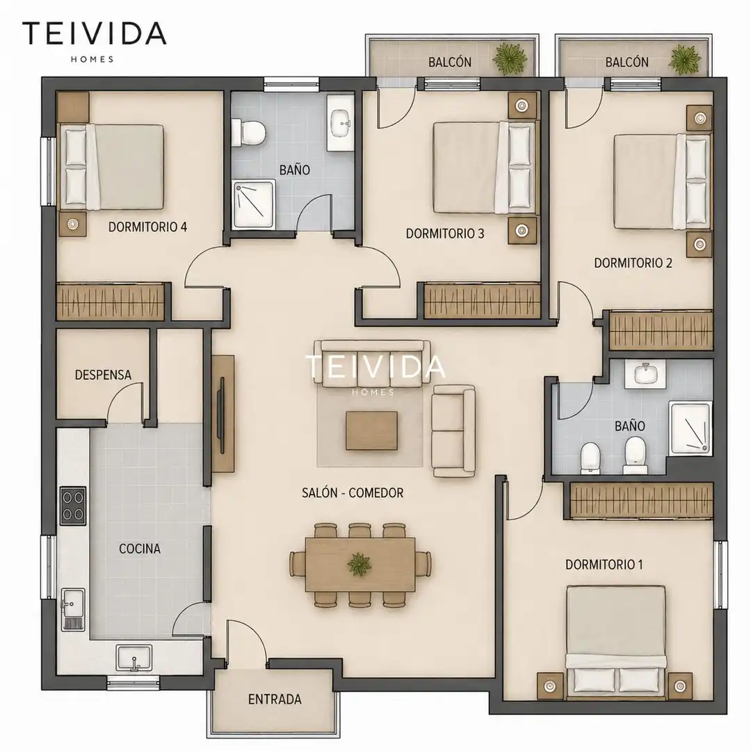 Flat for sale in Arona