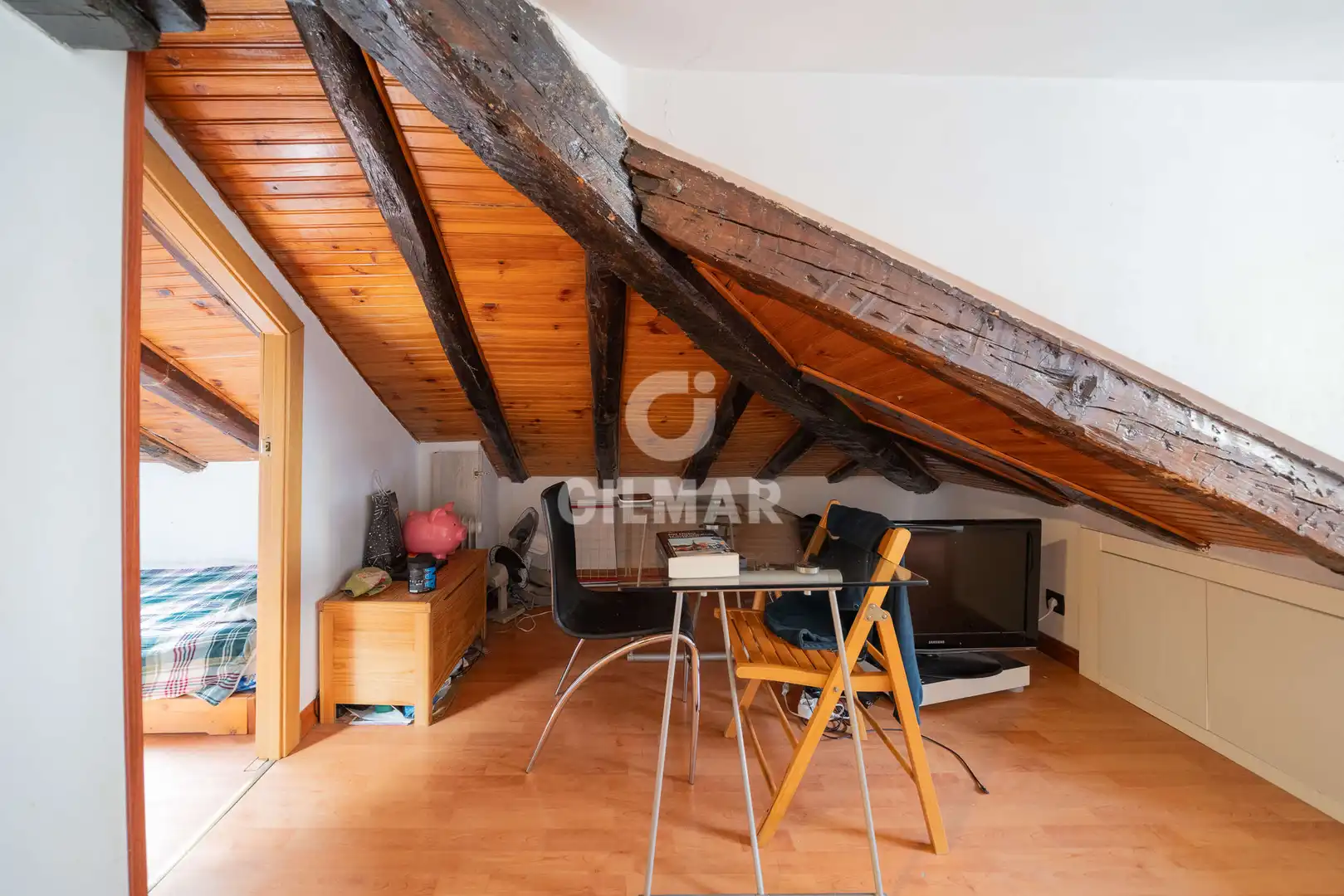 Bedroom of Flat for sale in Madrid  with Heating