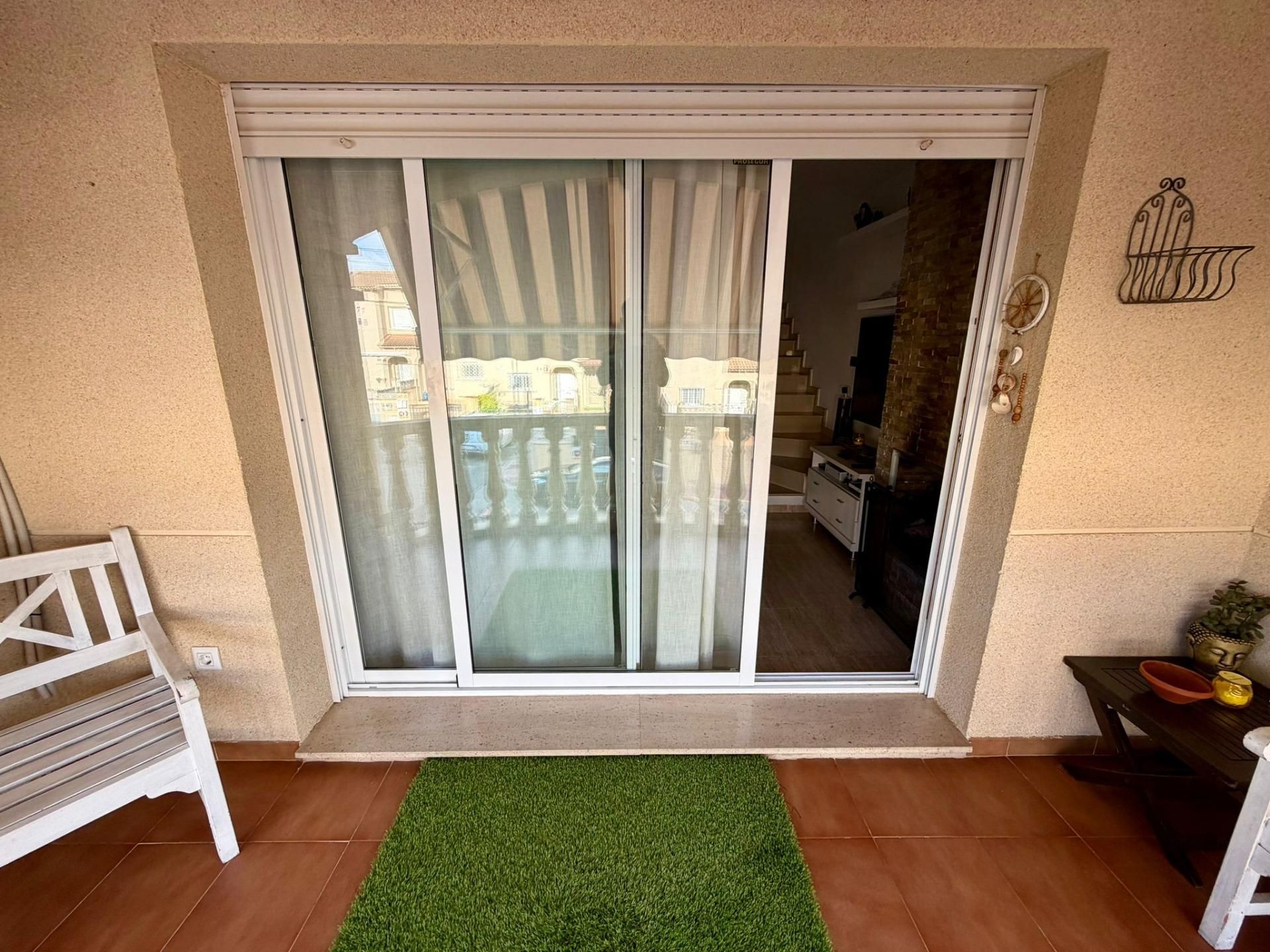 Balcony of Single-family semi-detached for sale in La Pobla de Montornès    with Air Conditioner, Private garden and Terrace