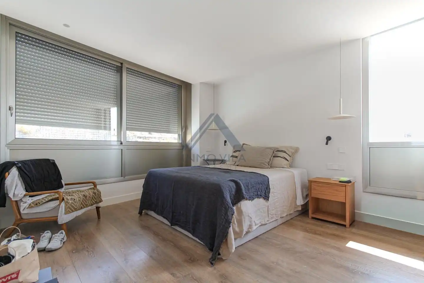 Schlafzimmer von Haus oder Chalet zum Verkauf in Sant Vicenç de Montalt mit Klimaanlage, Privatgarten und Terrasse