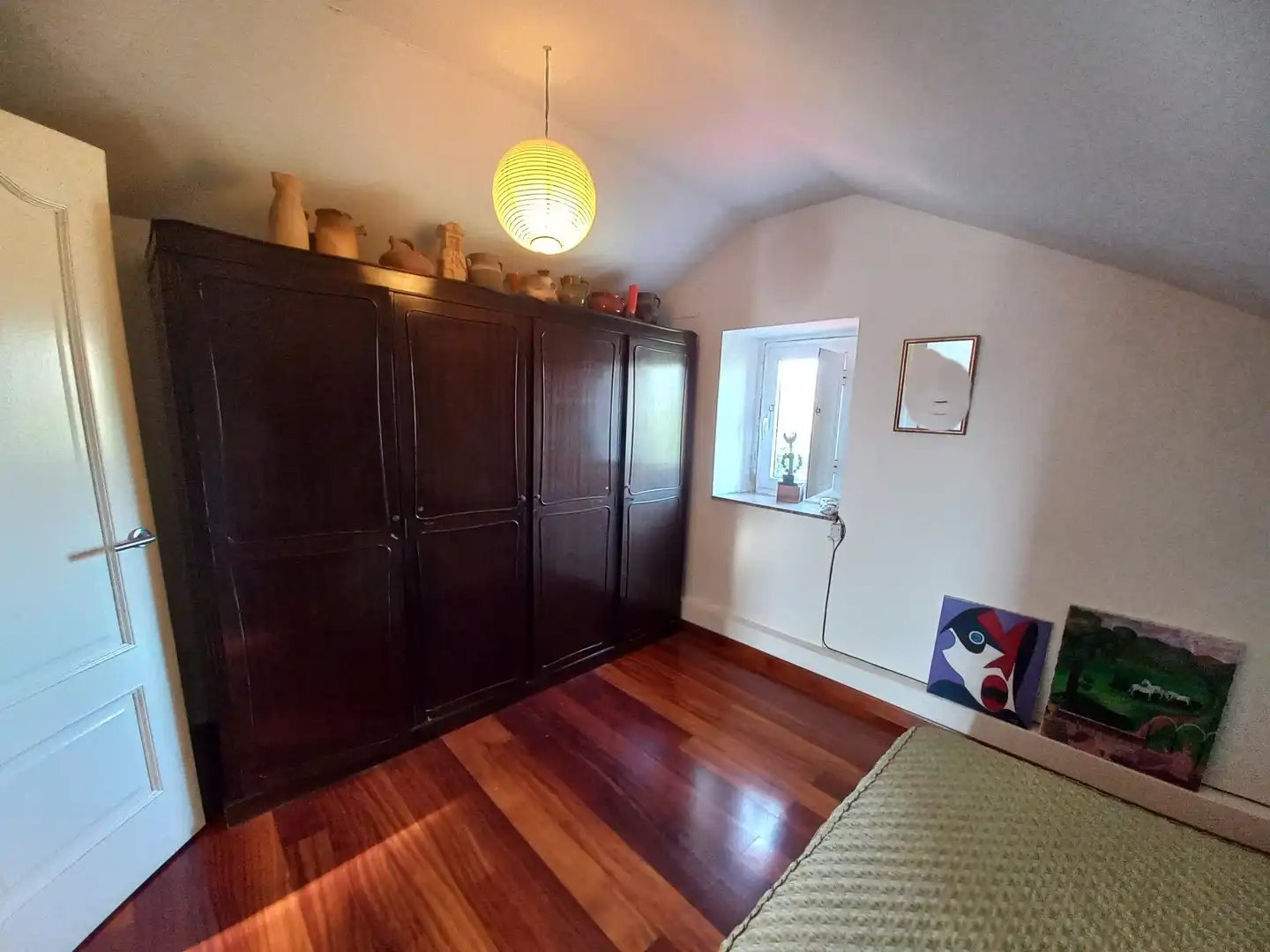 Dormitori de Casa o xalet en venda en Oleiros amb Parquet, Terrassa i Traster
