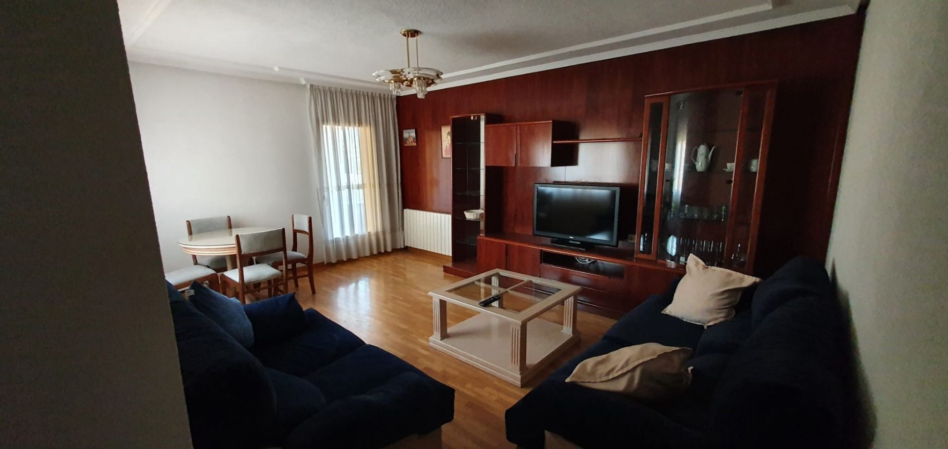 Living room of Flat to rent in Ávila Capital  with Heating, Terrace and Furnished