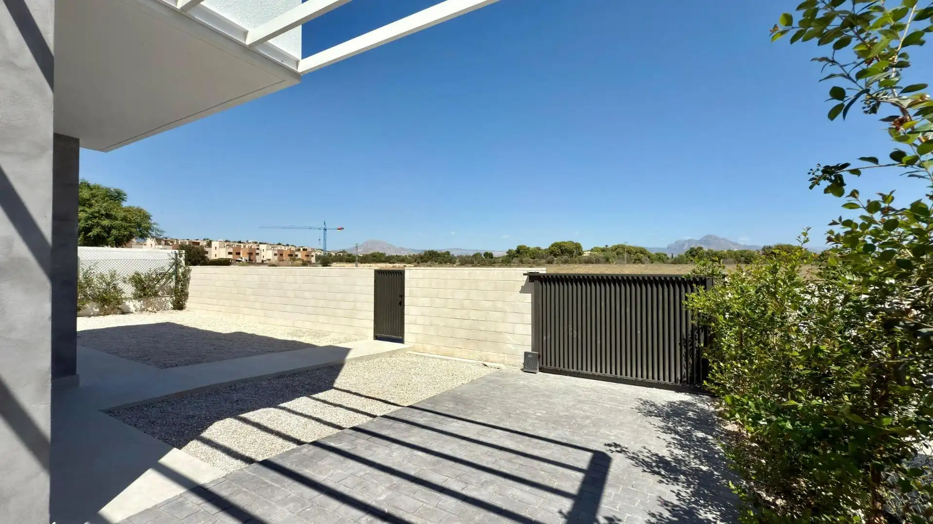 Vista exterior de Casa o chalet en venta en Mutxamel con Aire acondicionado, Jardín privado y Trastero