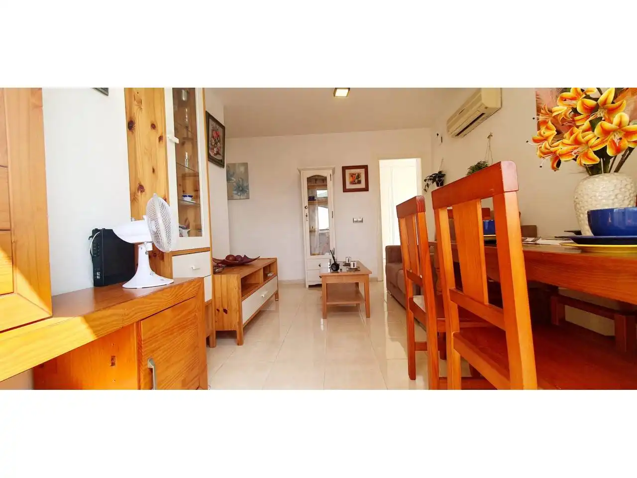 Sala d'estar de Apartament en venda en Vícar amb Aire condicionat, Calefacció i Terrassa