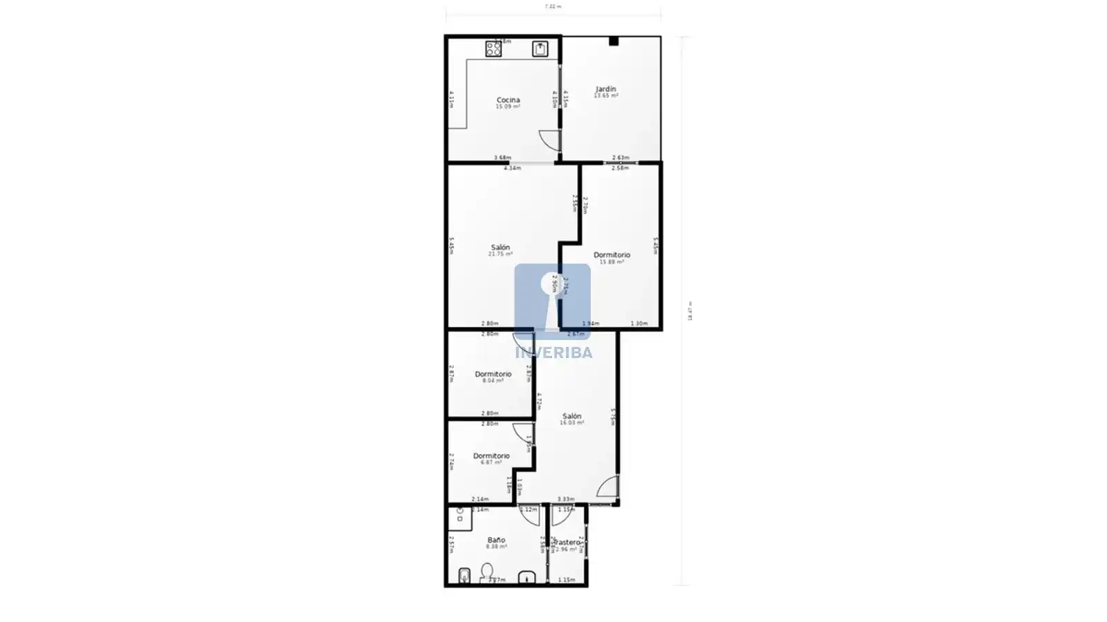 Wohnung zum Verkauf in Joaquin Costa, imagen 24