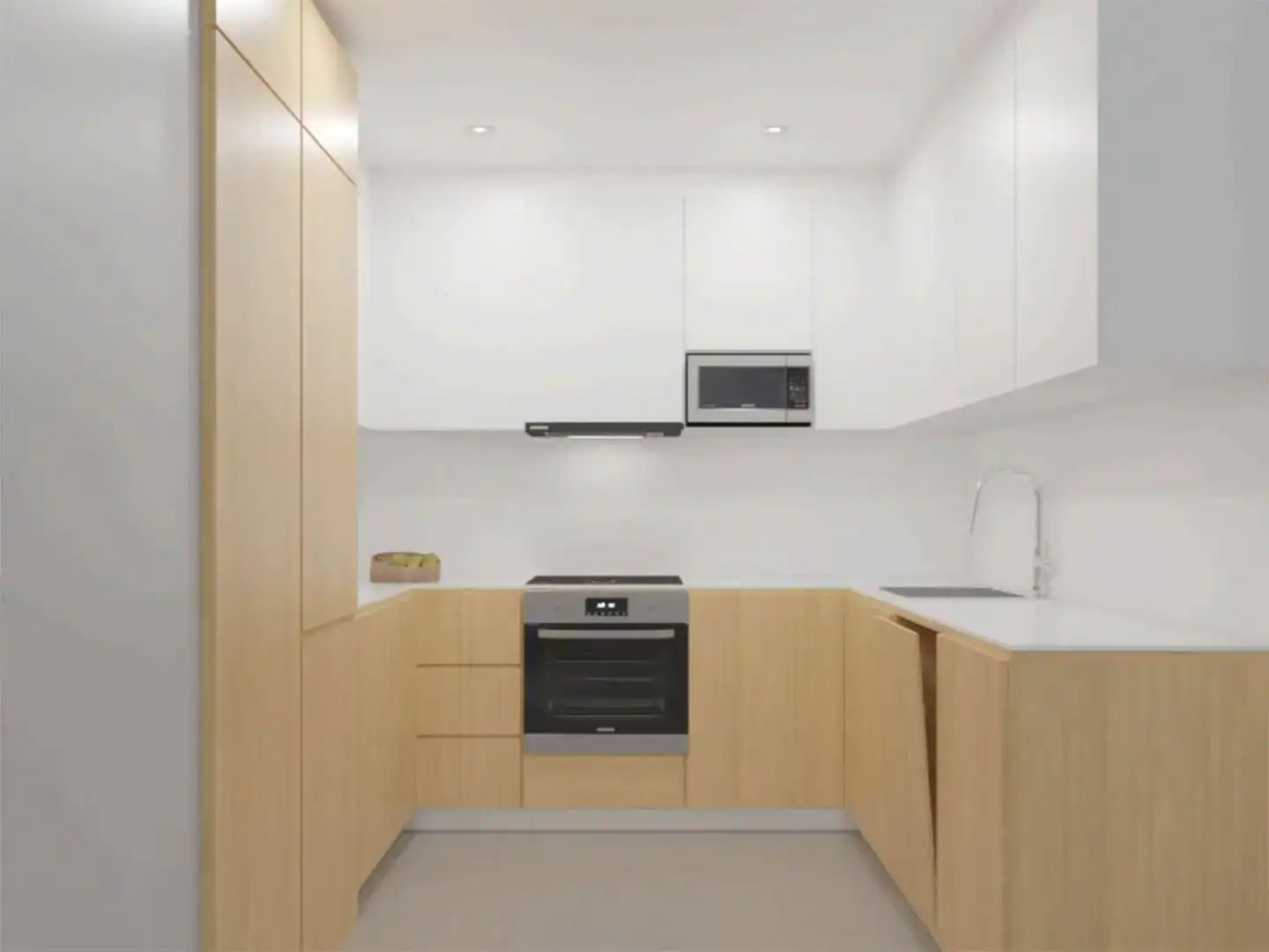 Küche von Wohnung zum Verkauf in Orihuela mit Klimaanlage, Schwimmbad und Balkon