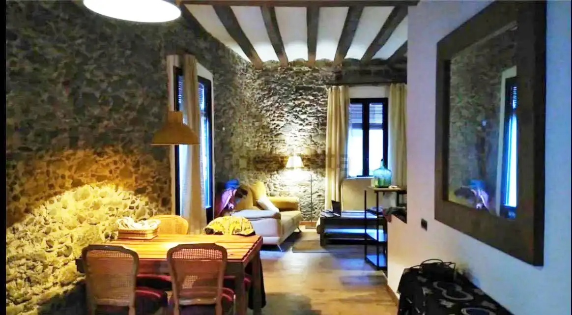 Sala de estar de Piso en venta en Ripoll con Balcón