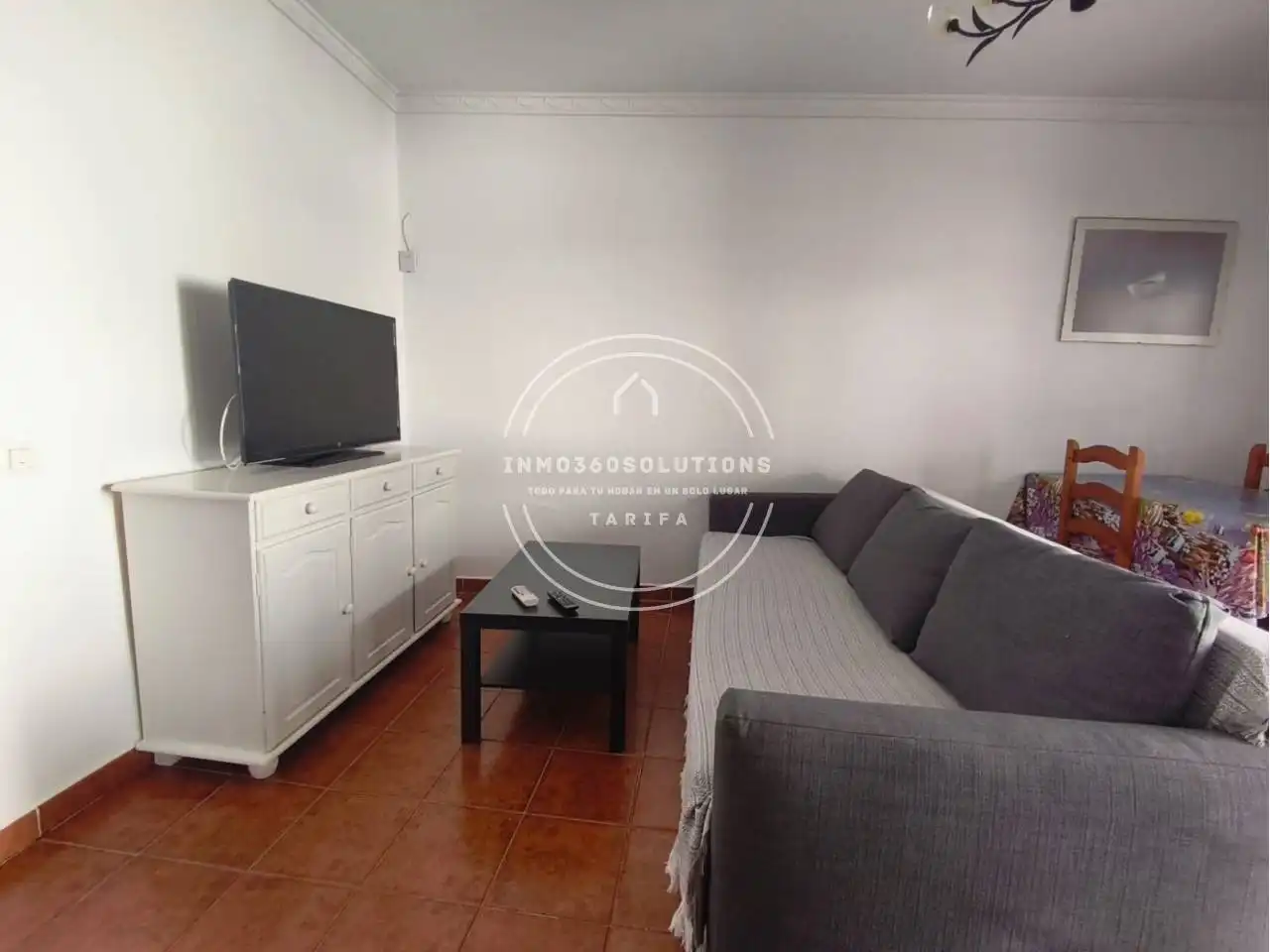 Living room of Flat for rent in Tarifa  with Air Conditioner, Terrace and Furnished