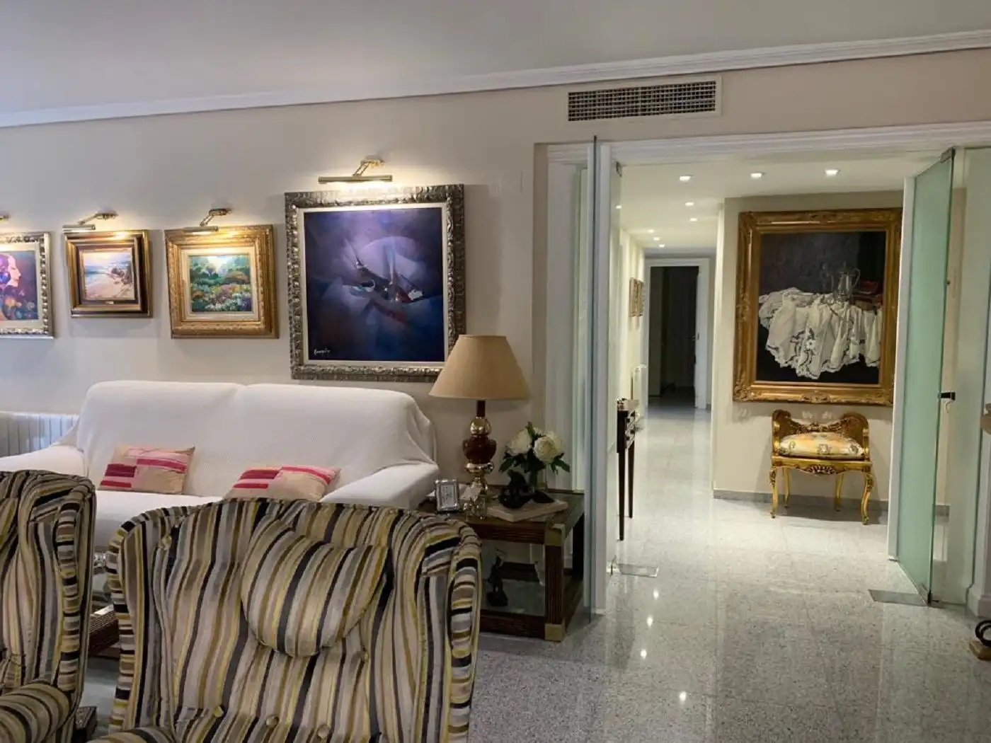 Wohnzimmer von Wohnung zum Verkauf in Murcia mit Klimaanlage und Abstellraum