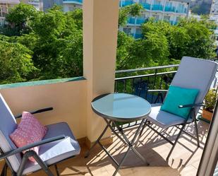 Balcony of Apartment to rent in A Estrada   with Air Conditioner, Terrace and Swimming Pool