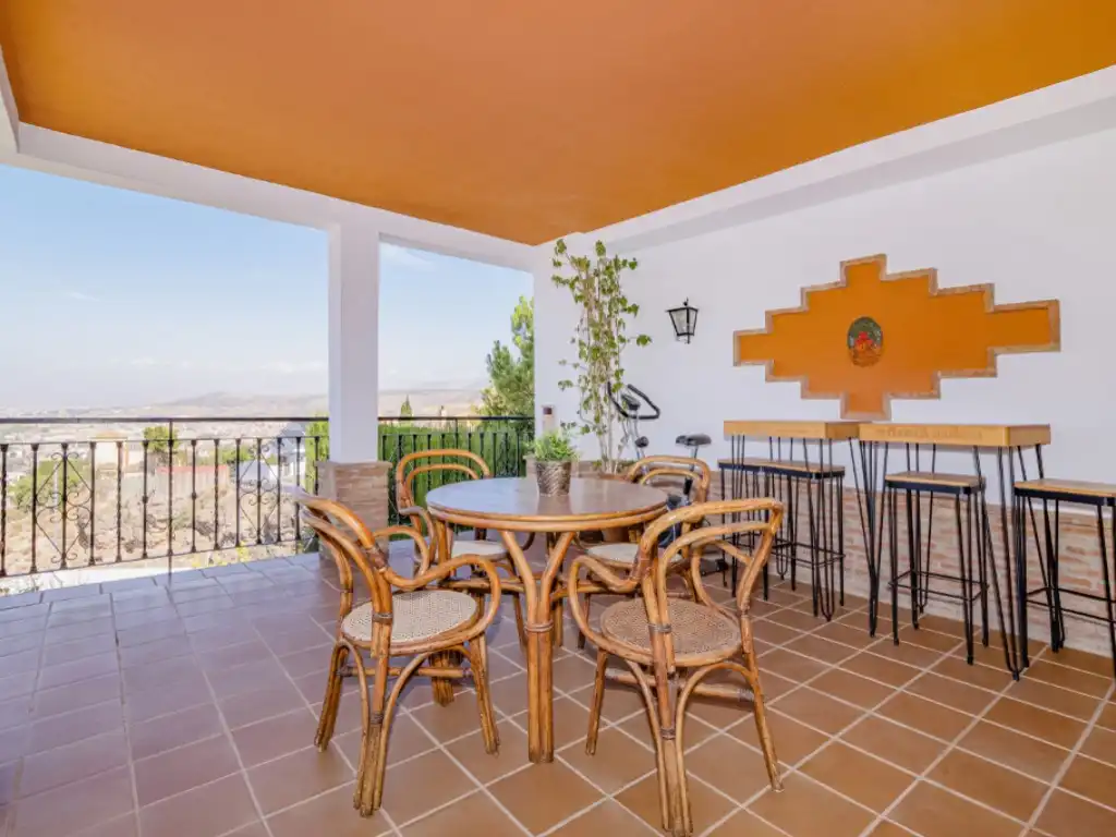 Terraza de Casa o chalet en venta en Monachil con Jardín privado, Terraza y Piscina