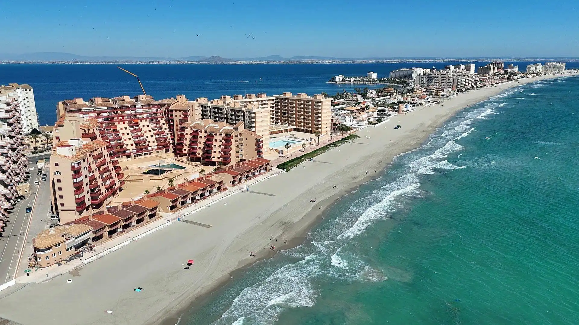 Außenansicht von Wohnung zum Verkauf in La Manga del Mar Menor mit Möbliert, Balkon und Alarm