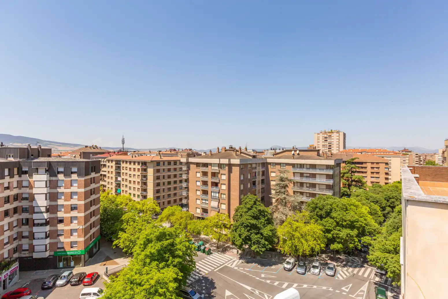 Exterior view of Attic for sale in  Pamplona / Iruña  with Heating, Parquet flooring and Terrace