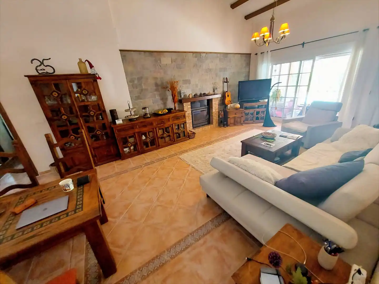 Sala de estar de Casa o chalet en venta en Calasparra con Jardín privado y Piscina