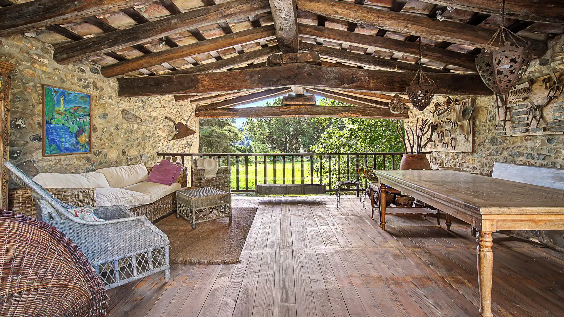 Terrassa de Finca rústica en venda en Sant Gregori amb Aire condicionat, Calefacció i Jardí privat
