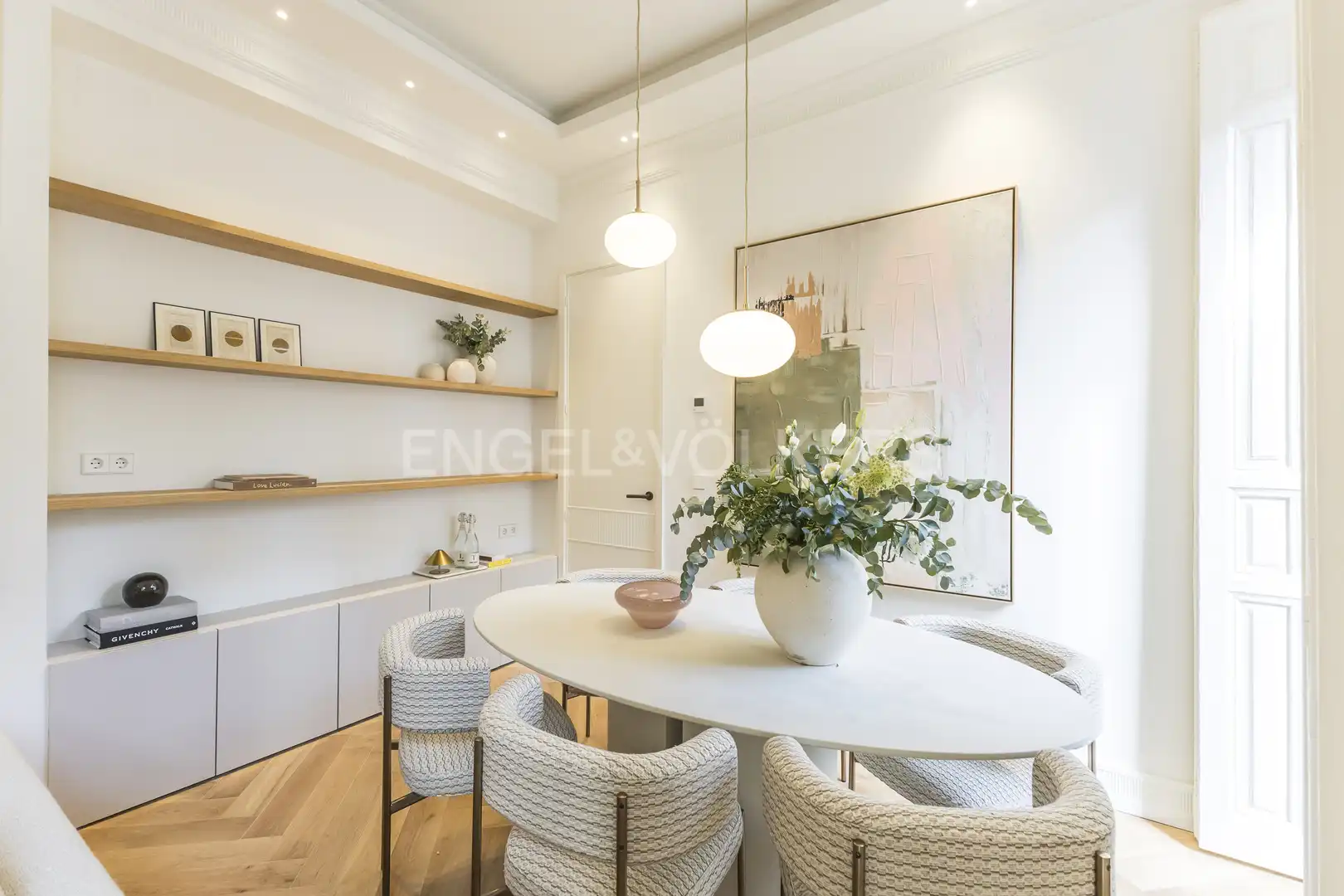 Esszimmer von Wohnung zur Miete in Barrio de Salamanca