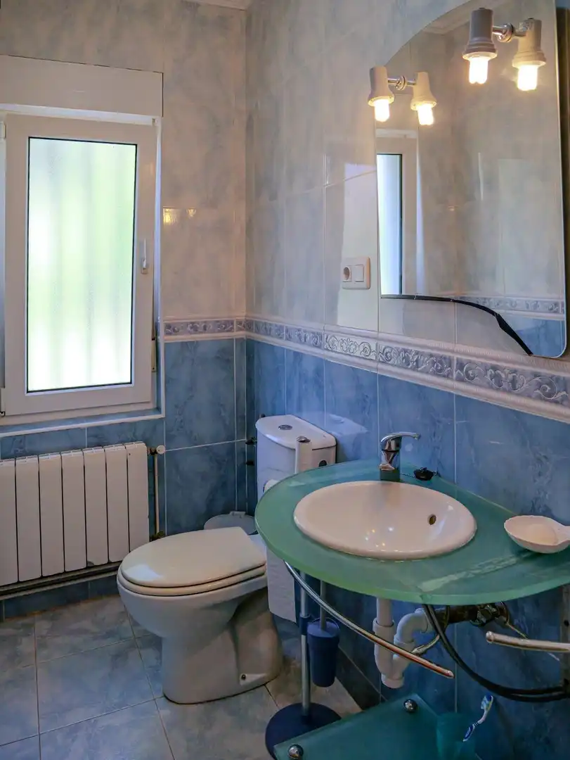 Baño de Finca rústica en venta en Mahamud con Calefacción, Jardín privado y Terraza