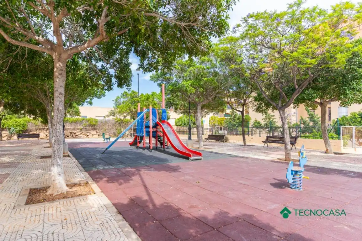Exterior view of Duplexes for sale in Roquetas de Mar  with Air Conditioner and Terrace