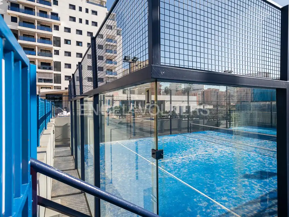 Swimming pool of Flat for rent in La Pobla de Farnals  with Air Conditioner, Heating and Private garden