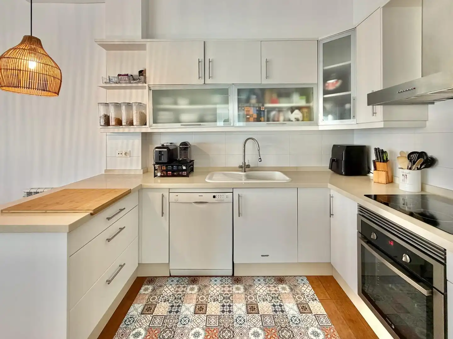 Cocina de Casa o chalet en venta en Elche / Elx con Aire acondicionado, Jardín privado y Terraza