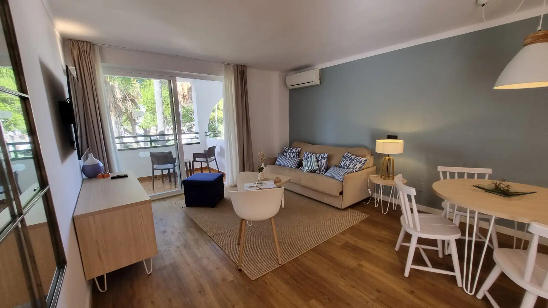 Sala de estar de Apartamento en venta en Felanitx con Aire acondicionado, Jardín privado y Terraza