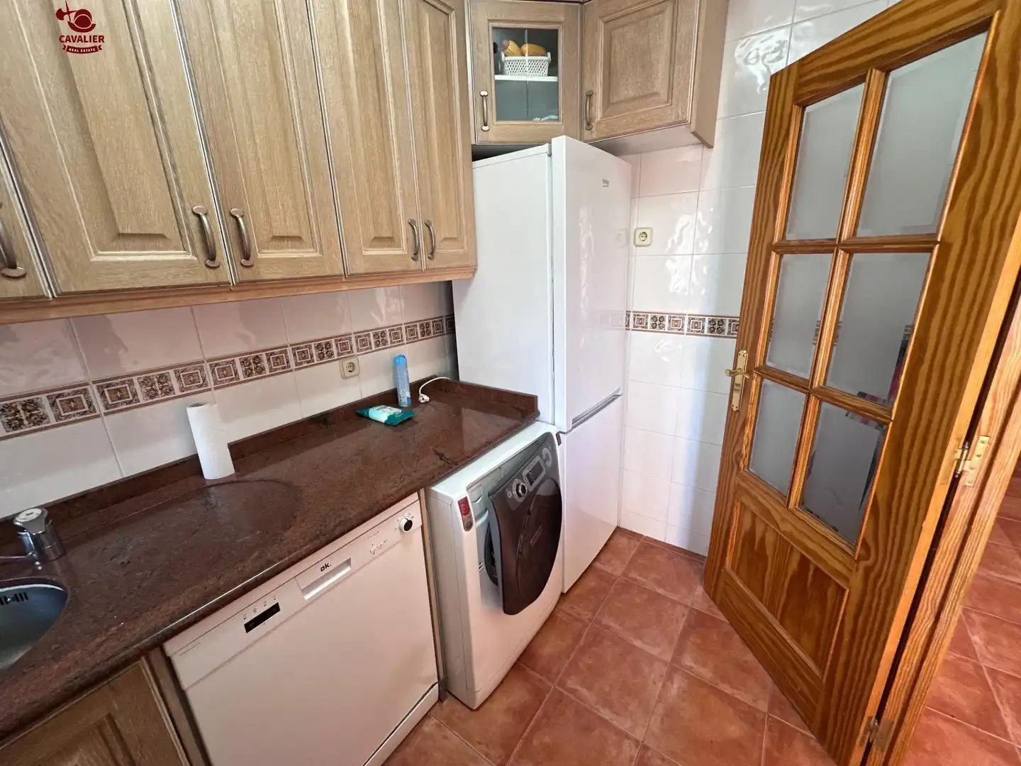 Cocina de Casa adosada en venta en Cercedilla con Calefacción, Terraza y Balcón