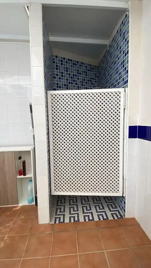 Bany de Dúplex de lloguer en San Javier amb Aire condicionat, Moblat i Forn