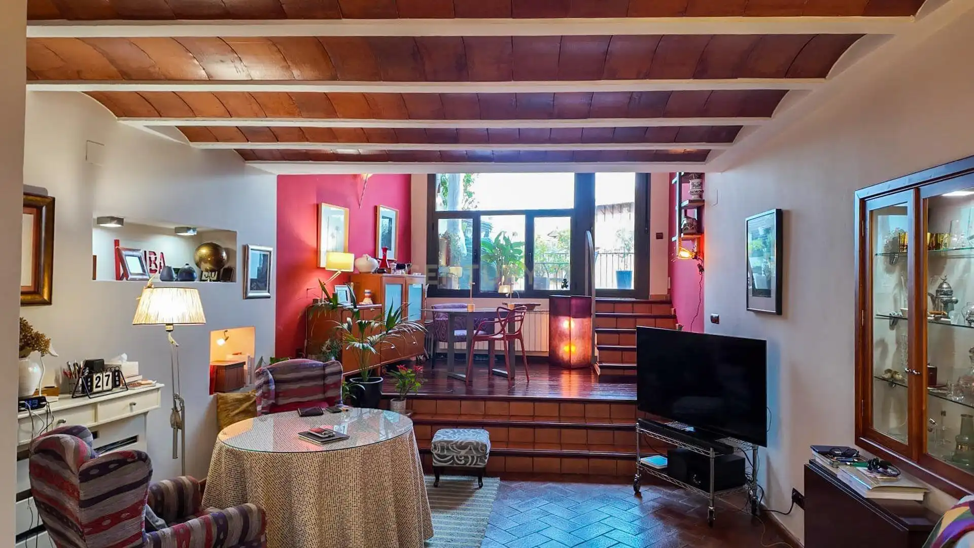 Sala d'estar de Casa adosada en venda en Cáceres amb Aire condicionat, Forn i Rentadora