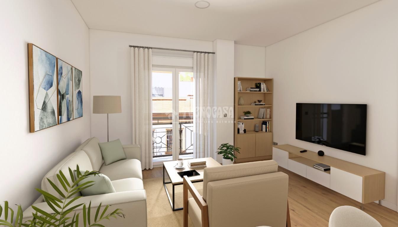 Living room of Flat for sale in  Sevilla Capital  with Air Conditioner and Storage room