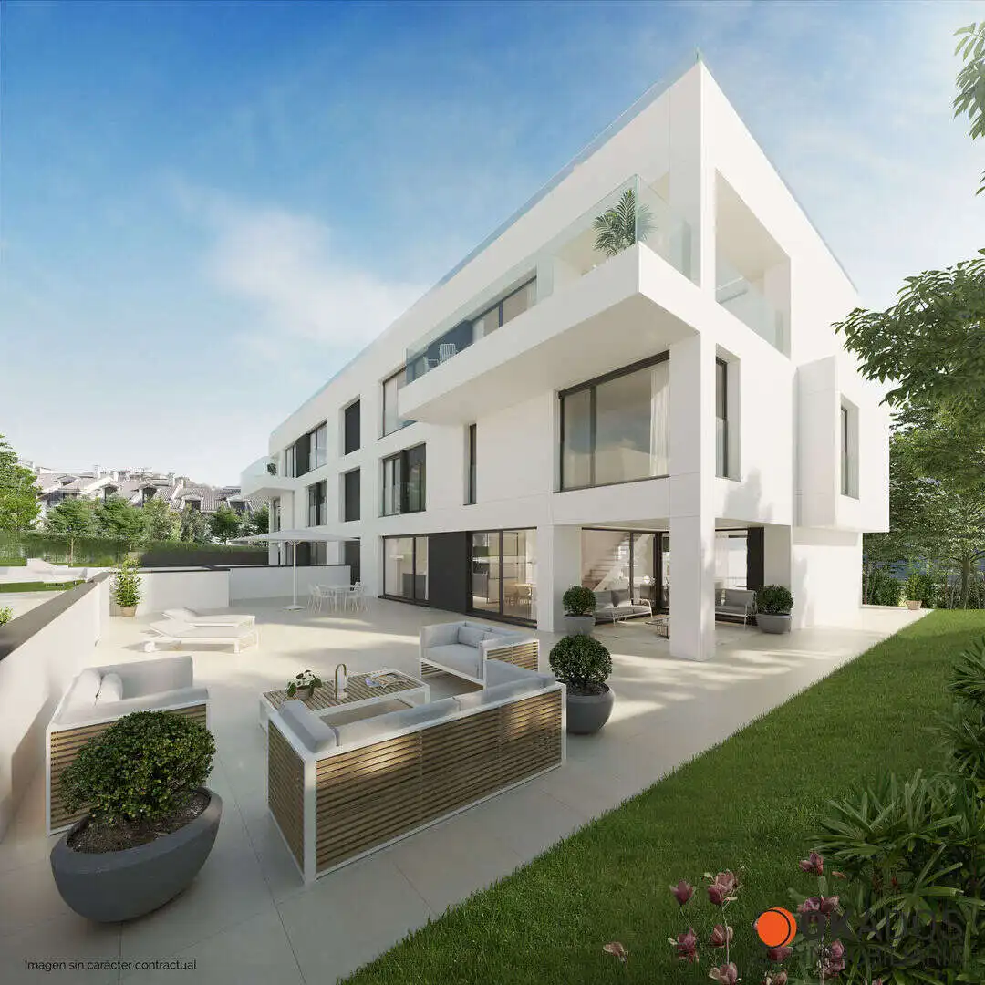 Außenansicht von Maisonette zum Verkauf in Donostia - San Sebastián  mit Heizung, Privatgarten und Terrasse