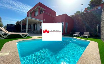 Swimming pool of Single-family semi-detached for sale in San Bartolomé de Tirajana  with Air Conditioner, Terrace and Swimming Pool