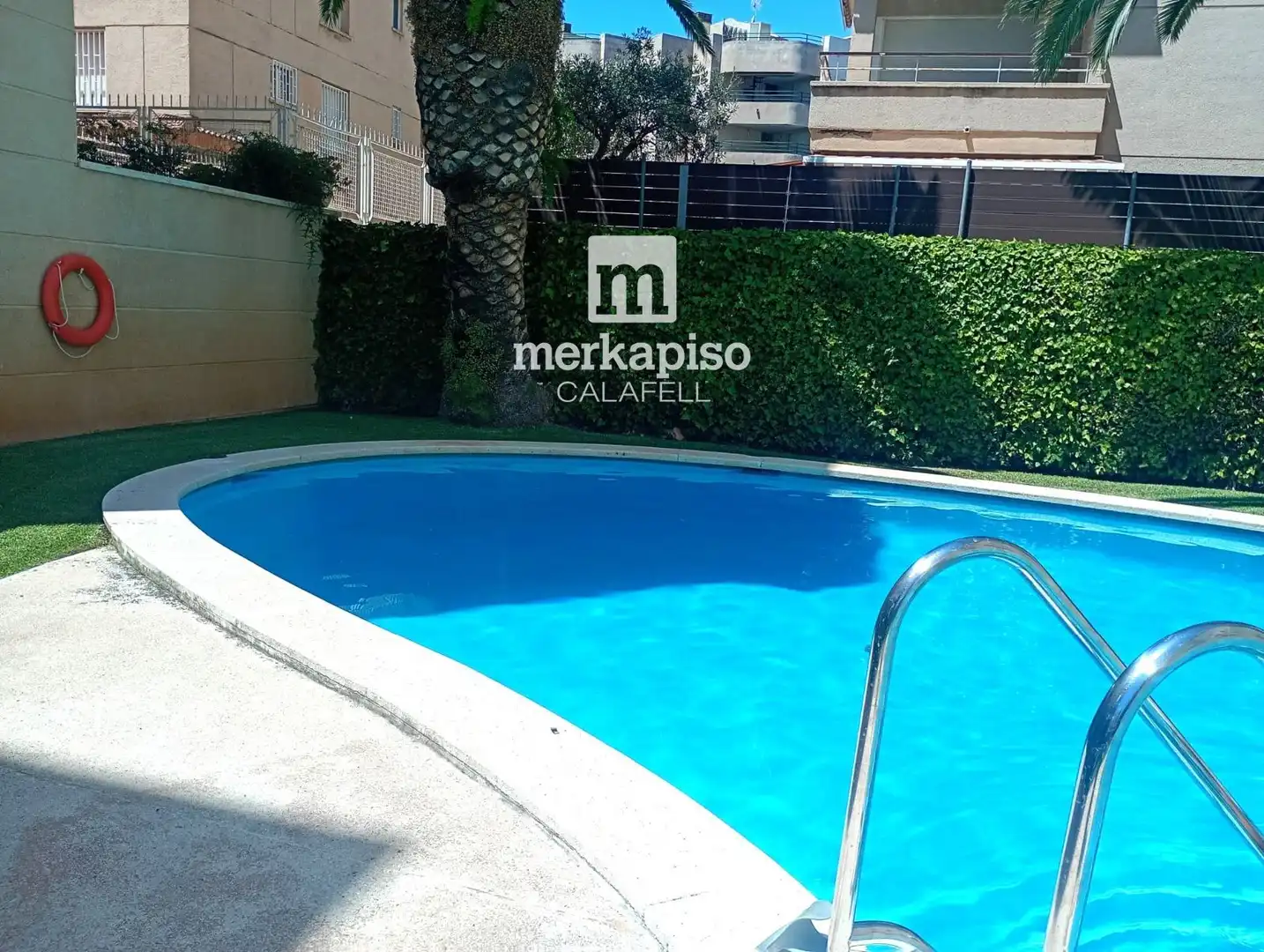 Swimming pool of Flat for sale in Calafell  with Air Conditioner, Heating and Terrace