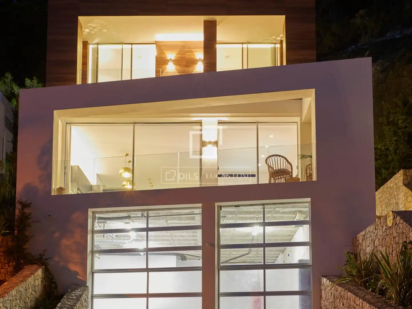 Exterior view of Houses for sale in Santa Eulària des Riu  with Air Conditioner, Heating and Private garden
