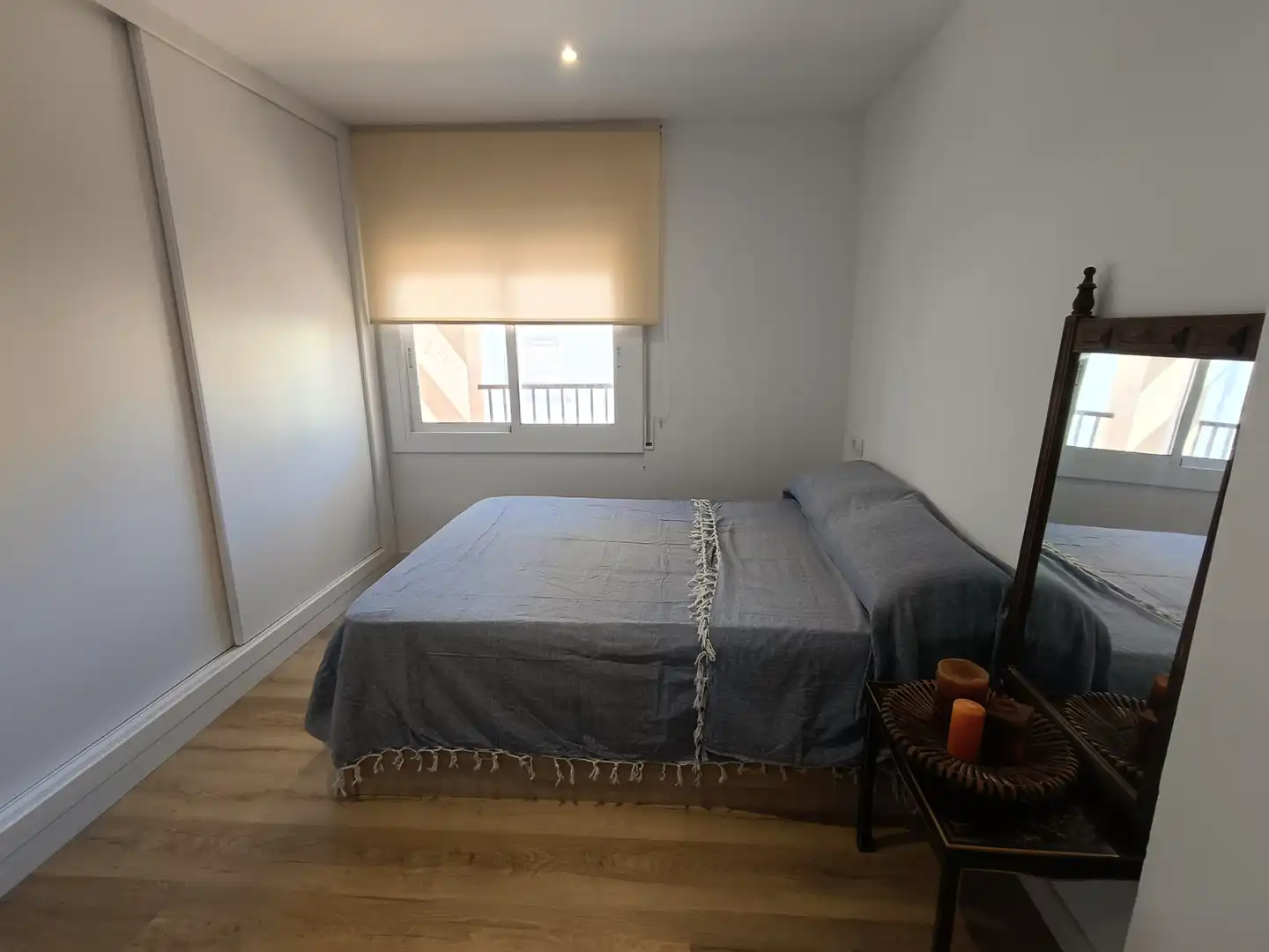 Schlafzimmer von Wohnung zur Miete in Calafell mit Parkett, Terrasse und Abstellraum