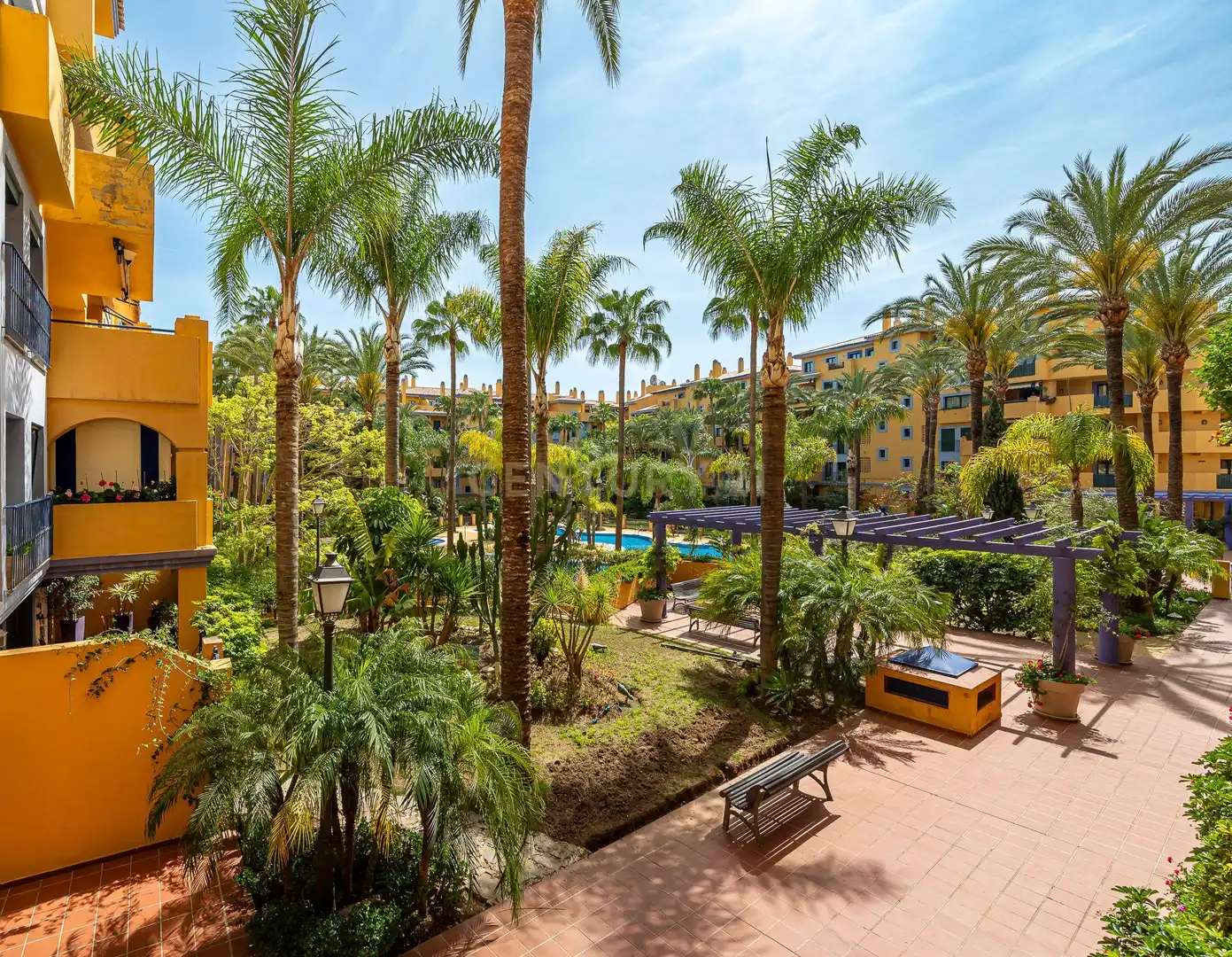 Jardín de Apartamento en venta en Marbella con Aire acondicionado, Jardín privado y Horno