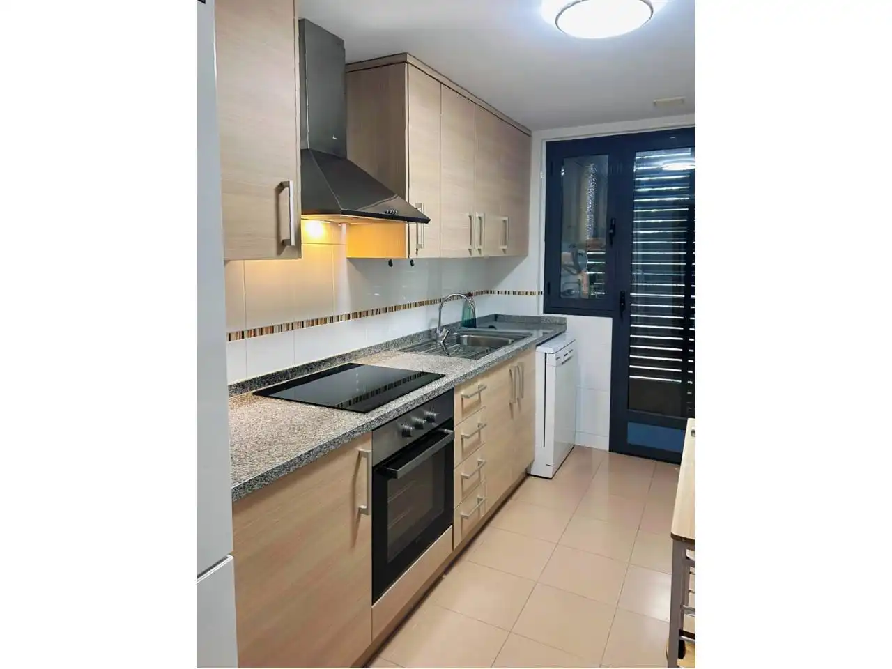 Küche von Wohnung zur Miete in San Jorge / Sant Jordi mit Klimaanlage, Heizung und Terrasse