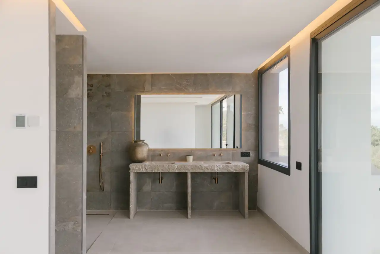 Bany de Casa o xalet en venda en  Palma de Mallorca amb Aire condicionat, Jardí privat i Terrassa