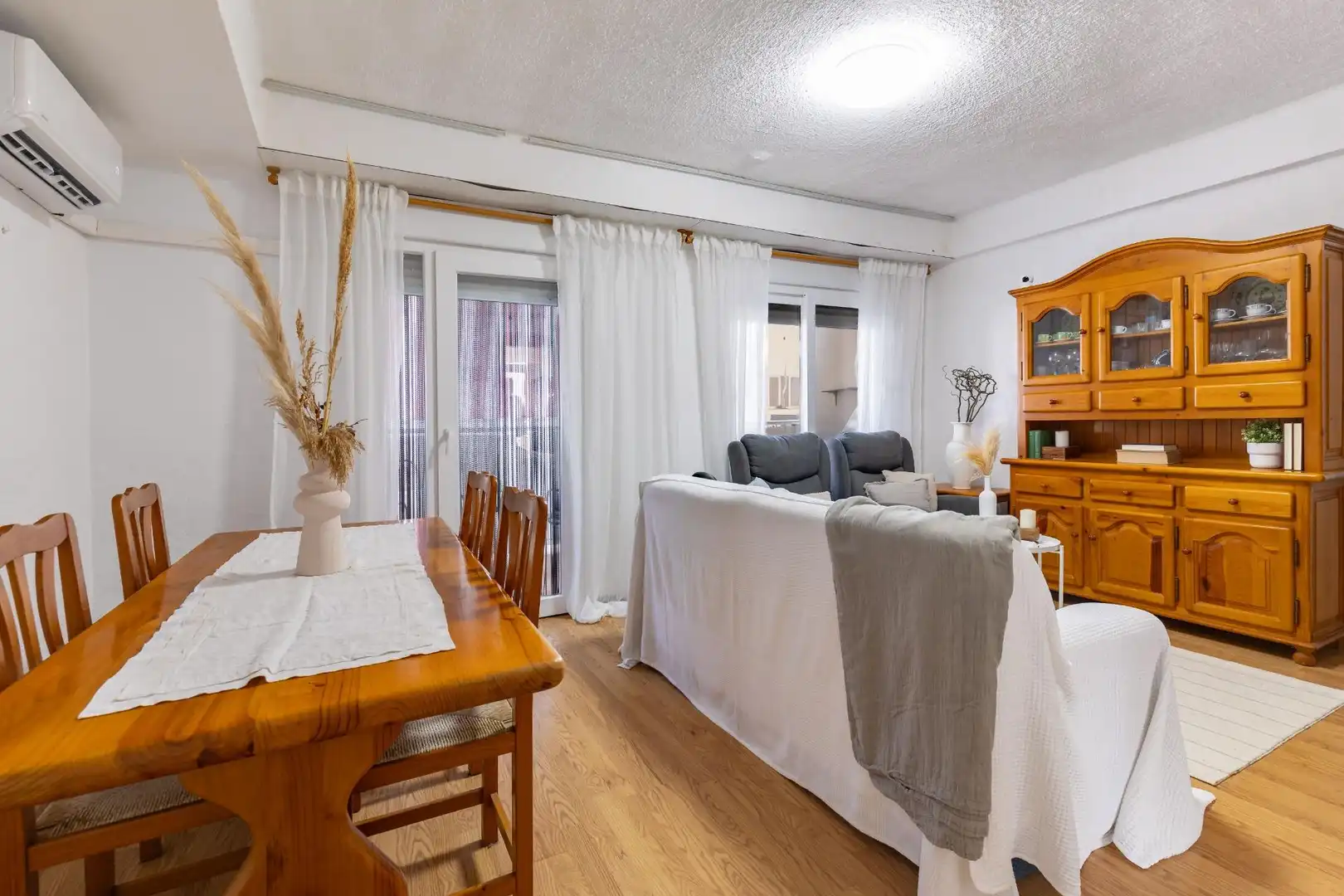 Sala de estar de Apartamento en venta en Xeraco con Aire acondicionado, Terraza y Amueblado