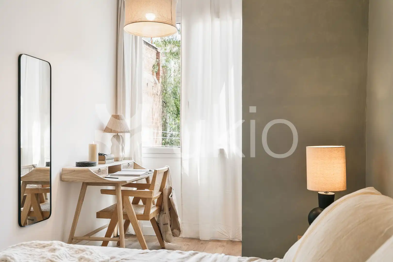 Habitación de Apartamento de alquiler en Barcelona con Aire acondicionado, Calefacción y Terraza