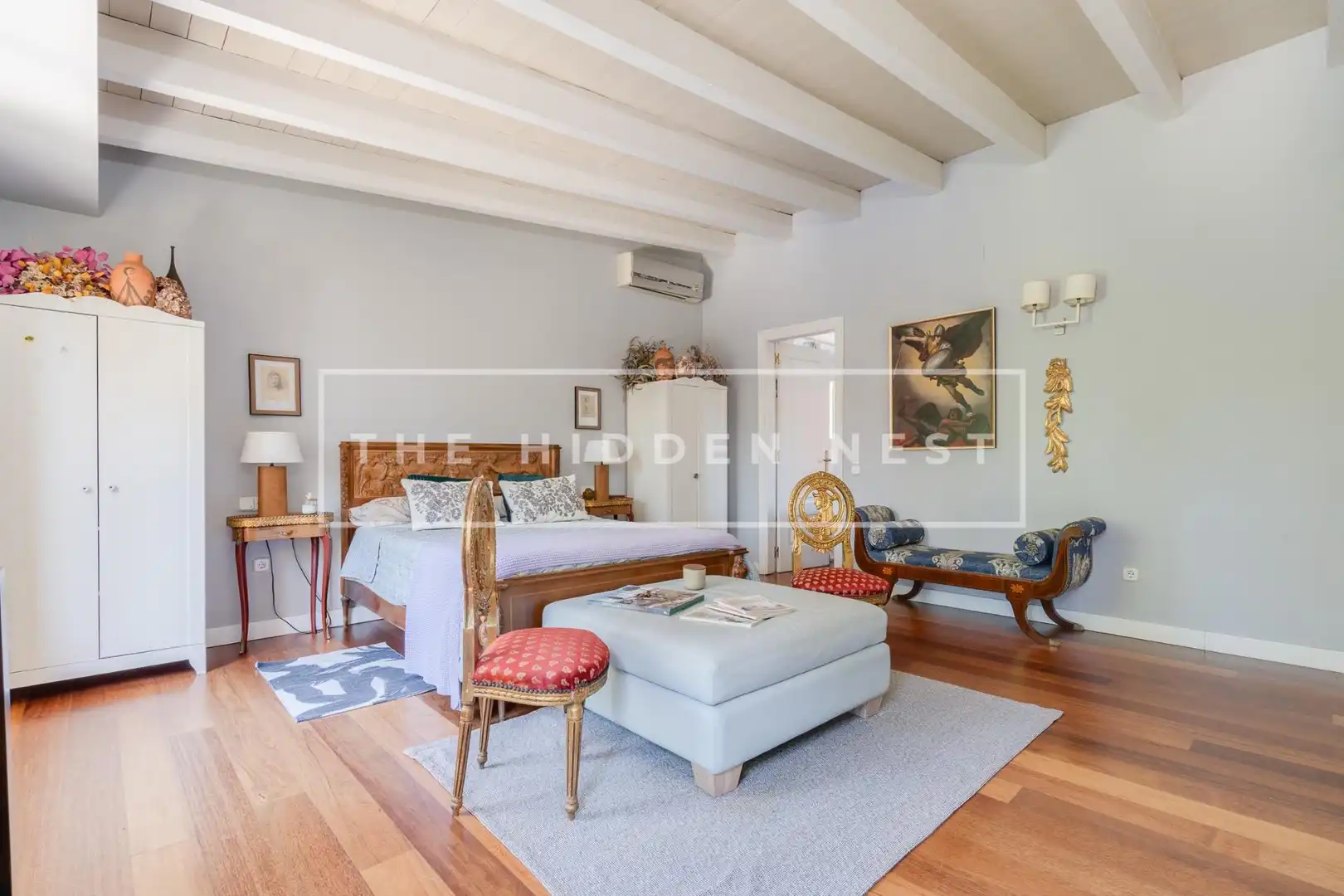 Dormitori de Casa o xalet en venda en Sant Cugat del Vallès amb Aire condicionat, Calefacció i Jardí privat